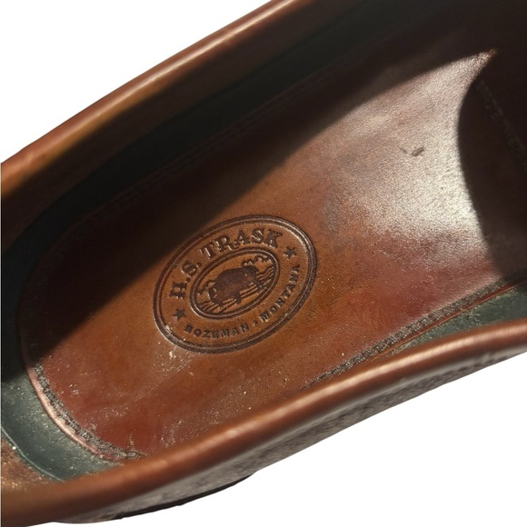 H.S. Trask Brown Leather Men’s Tassel Loafers main image 5